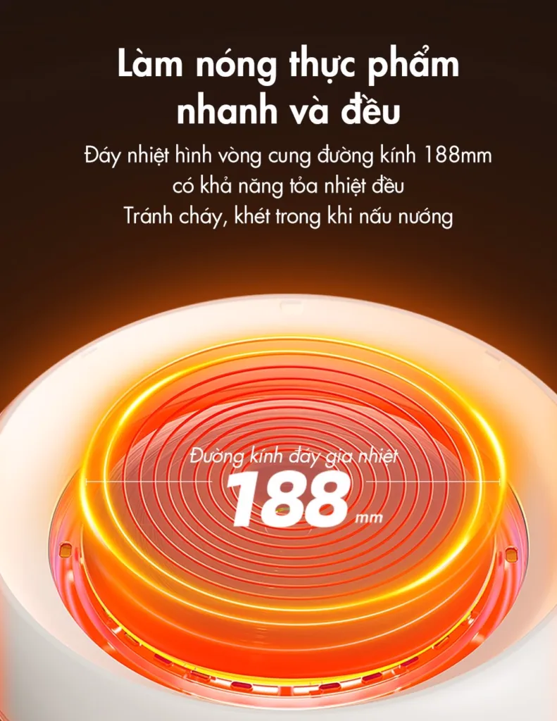 Nồi Điện Đa Năng Bear Dhg-C40T1 Tháo Rời, Vệ Sinh Dễ Dàng 12 Nồi Điện Đa Năng Bear Dhg-C40T1 Tháo Rời, Vệ Sinh Dễ Dàng - Akia Smart Home