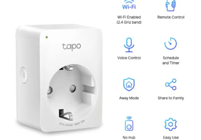 Ổ Cắm Wifi Thông Minh Akia 3500W 16A - Tuya Smart Plug Đo Điện Tiêu Thụ, Kết Nối App Smart Life 16 Ổ Điện Điều Khiển Từ Xa Tp Link Tapo P100