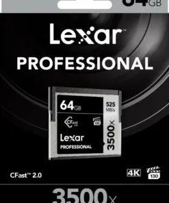 Thẻ nhớ Lexar 3500x CFast 2.0 card 525mbps, 64GB | LC64GCRBAP3500 - AKIA Smart Home