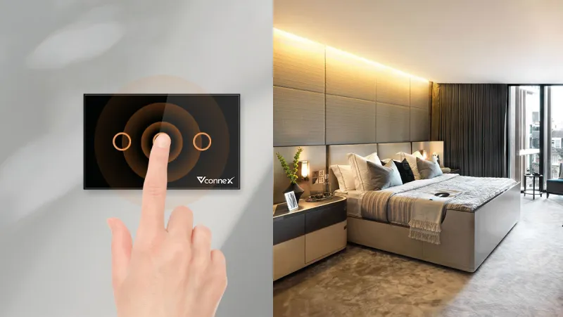 Công Tắc Thông Minh Vconnex Wifi - Không Viền Cao Cấp 44 Tùy Vào Phong Cách Công Trình Và Nhu Cầu Của Người Dùng Để Lựa Chọn Công Tắc Thông Minh Vconnex Có Viền Hoặc Không Viền