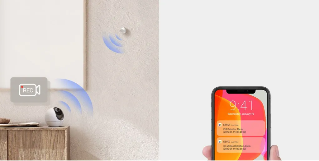Cảm Biến Chuyển Động Ezviz T1C Pir Sensor 11 Cảm Biến Chuyển Động Ezviz T1C Pir Sensor - Akia Smart Home