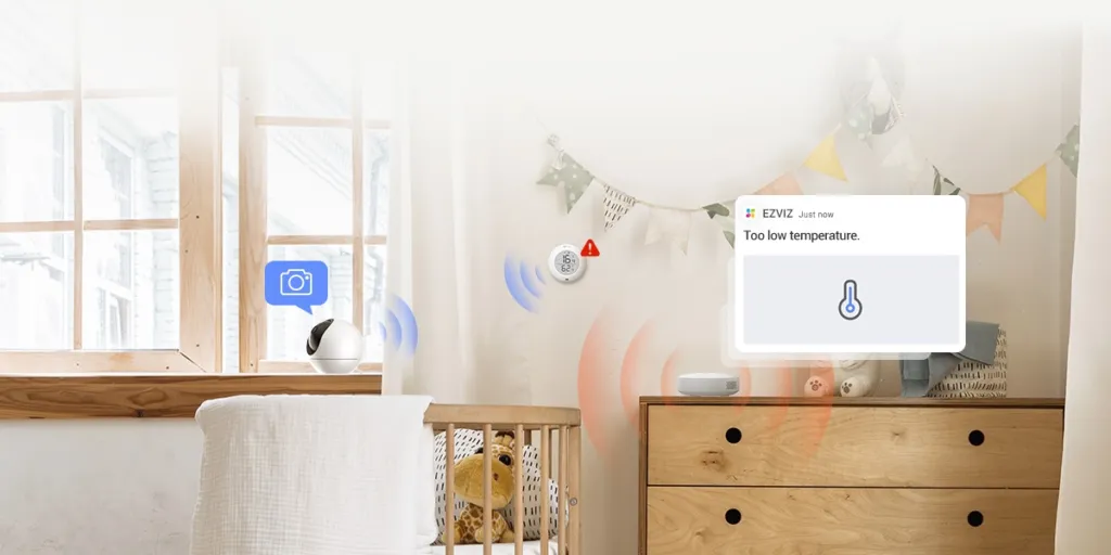 Cảm Biến Nhiệt Độ Ezviz T51C 14 Cảm Biến Nhiệt Độ Ezviz T51C - Akia Smart Home
