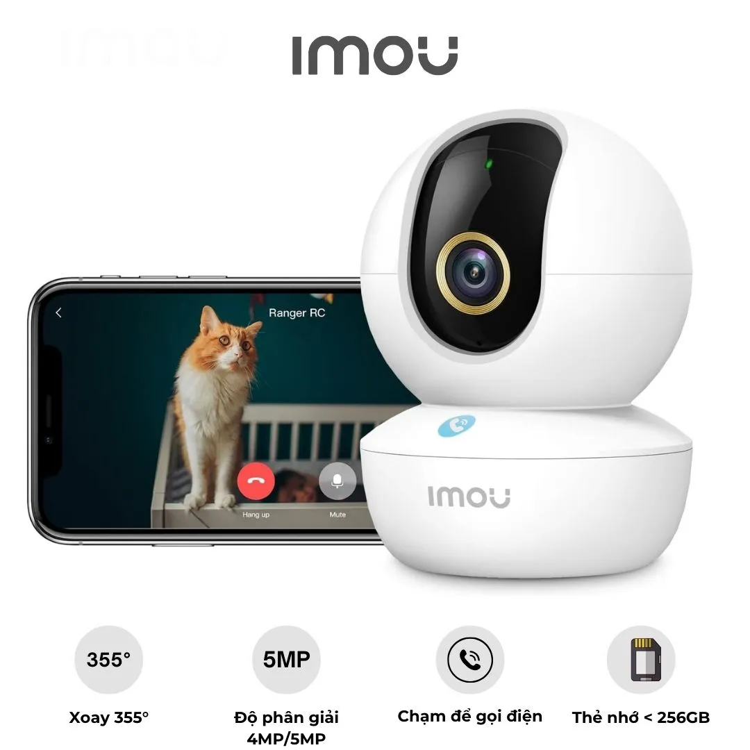 Camera IMOU Ranger RC 4MP/5MP Gọi Điện Một Chạm - AKIA Smart Home