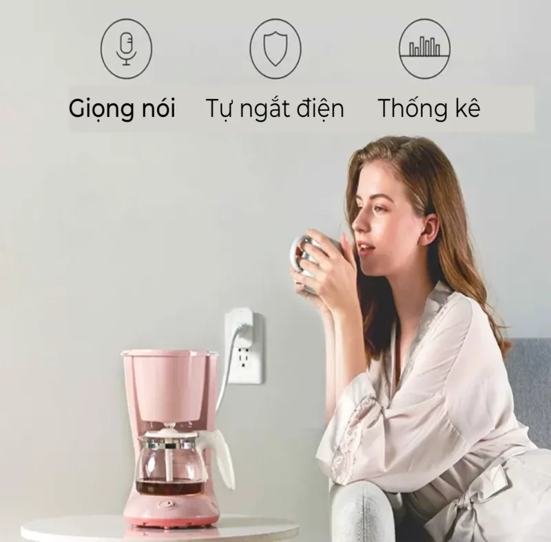 Ổ Cắm Wifi Thông Minh Akia 3500W 16A - Tuya Smart Plug Đo Điện Tiêu Thụ, Kết Nối App Smart Life 4 Ổ Cắm Điện Thông Minh Là Sử Dụng Mạch Điện Tử Thông Minh Điều Khiển Các Chức Năng Của Thiết Bị Và Các Cảm Biến Tích Hợp