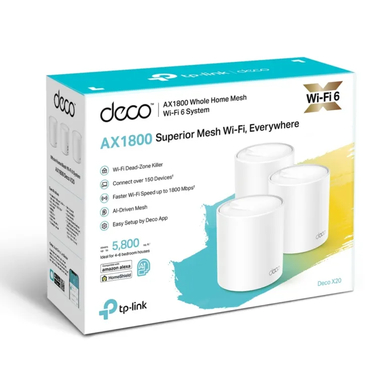 Wi-Fi Mesh TP-Link Deco X20 3 Pack AX1800 - AKIA Smart Home
