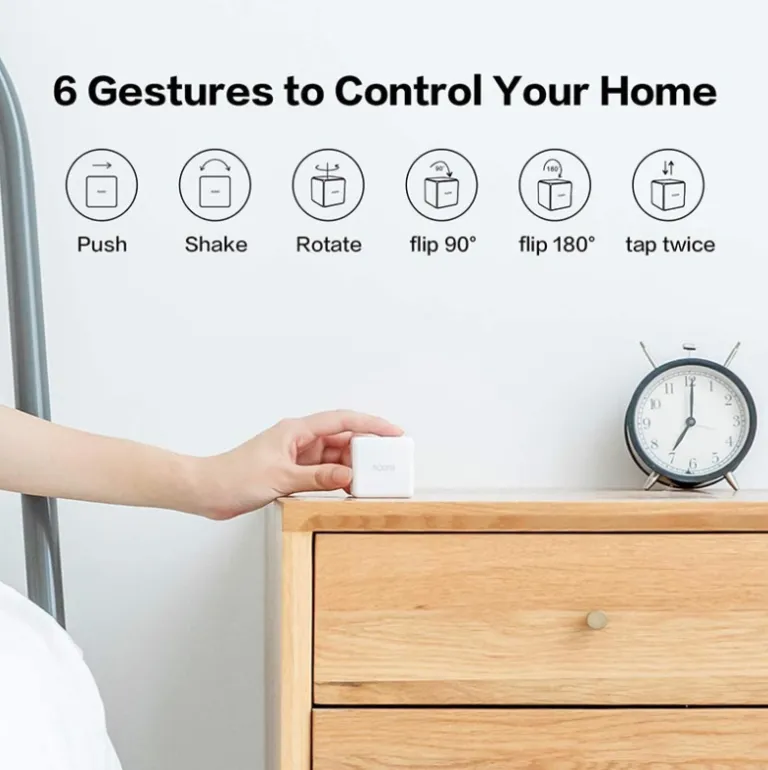 Công Tắc Thông Minh Aqara Cube T1 Pro – Điều khiển không dây Homekit | AKIA