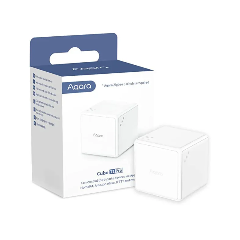 Công Tắc Thông Minh Aqara Cube T1 Pro – Điều khiển không dây Homekit - AKIA Smart Home