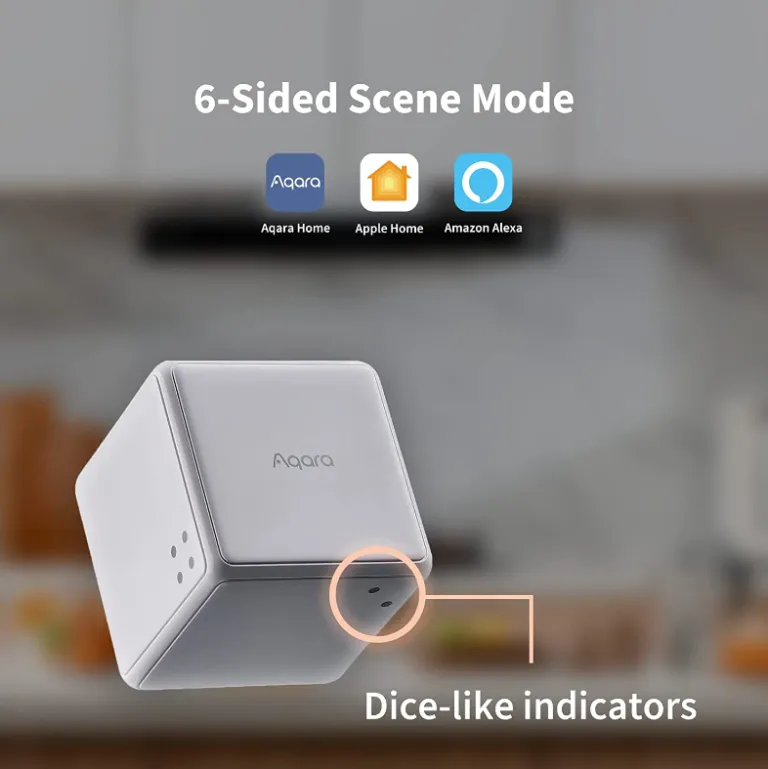 Công Tắc Thông Minh Aqara Cube T1 Pro – Điều khiển không dây Homekit | AKIA