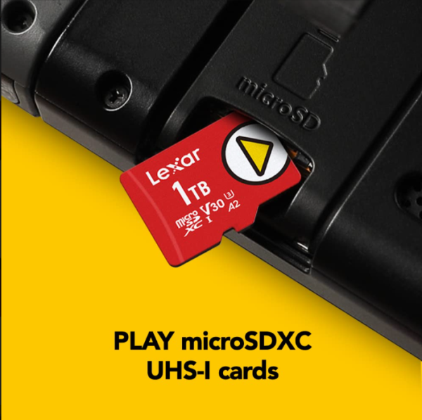 Thẻ Nhớ Lexar Play 1Tb Microsdxc Uhs-I-Card Tương Thích Với Nintendo Switch