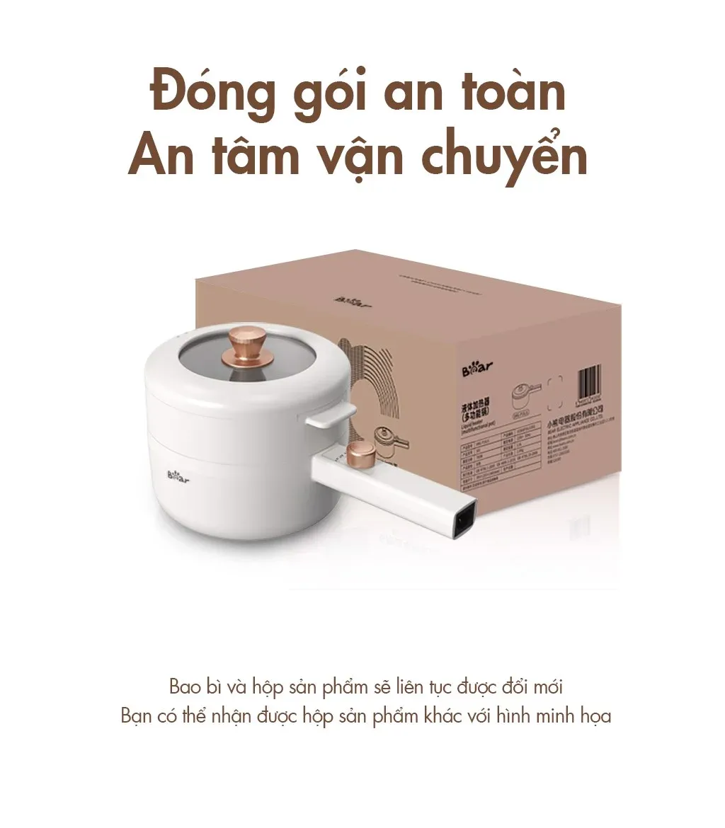 Nồi Điện Đa Năng Bear Drg-F30H1 (3L) (Kèm Xửng Hấp) 28 Nồi Điện Đa Năng Bear Drg-F30H1 (3L) (Kèm Xửng Hấp)