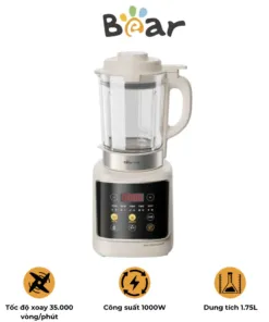 Máy Làm Sữa Hạt Bear PBJ-D10T1 Đa Năng 1.75L 1000W