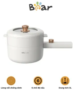 Nồi điện đa năng Bear DRG-F30H1 (3L) (kèm xửng hấp)