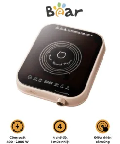 Bếp điện từ Bear DCL-A22Q5 8 mức nhiệt