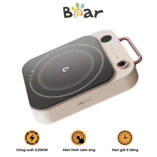 Bếp hồng ngoại Bear DTL – D22A1 – Màn hình hiển thị nhiệt độ – Công nghệ bức xạ thấp