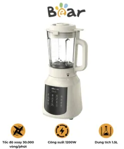 Máy làm sữa hạt đa năng Bear PBJ-C16Q8 dung tích 1.5L