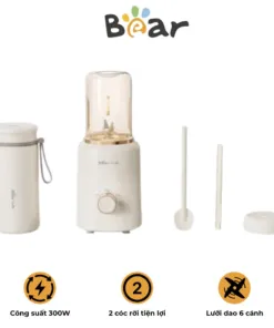 Máy xay sinh tố Bear LLJ-E05J1 (cốc rời)