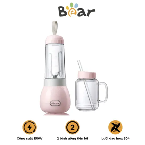 Máy xay sinh tố cầm tay Mini Bear LLJ-C04W1