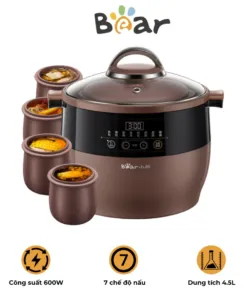 Nồi nấu chậm Bear DDZ-B45Z1 dung tích 4.5L