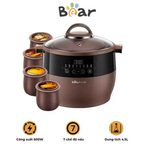 Nồi nấu chậm Bear DDZ-B45Z1 dung tích 4.5L