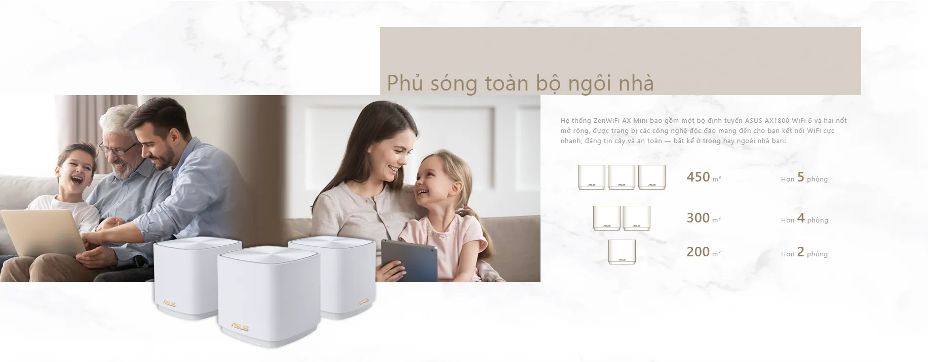 Bộ Phát Wifi Asus Zenwifi Mini Ax Xd4S (Wifi 6 Băng Tần Kép Mesh Wi-Fi Mu-Mimo) 8 Bộ Phát Wifi Asus Zenwifi Mini Ax Xd4S (Wifi 6 Băng Tần Kép Mesh Wi-Fi Mu-Mimo)