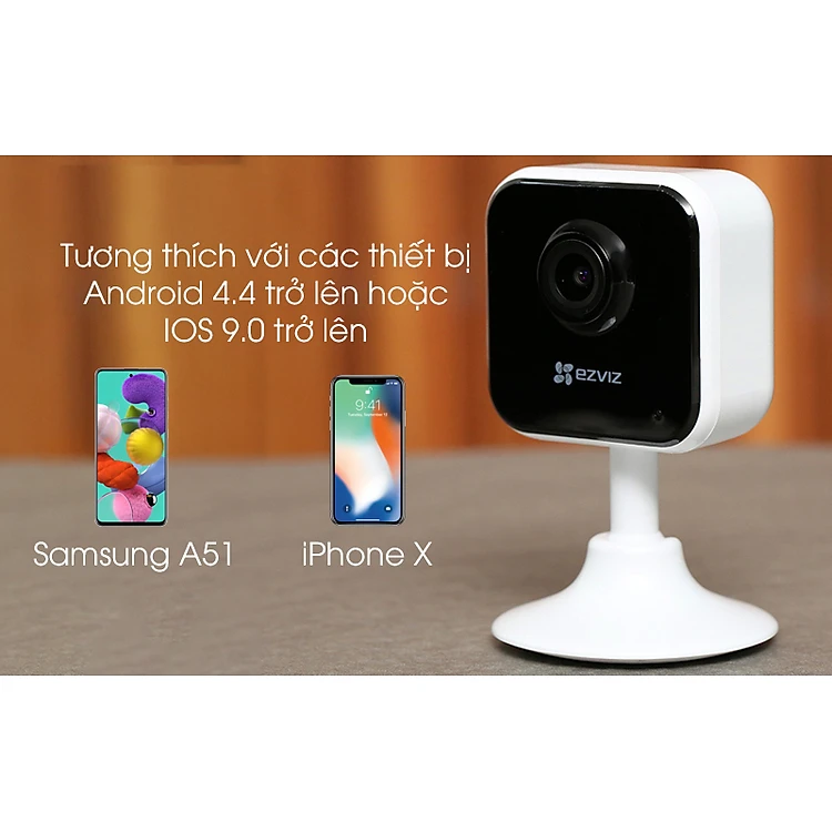 Camera Wifi Trong Nhà EZVIZ H1C 2MP - Cung cấp Thiết bị điện nhà thông minh  - AKIA Smart Home