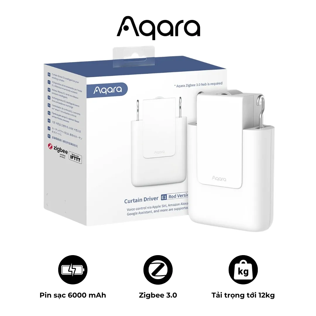 Động cơ rèm thông minh Aqara Curtain Driver E1-Rod Version - AKIA Smart Home