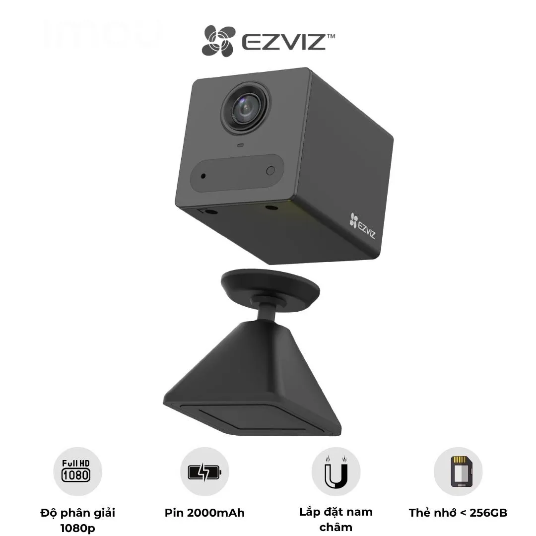 Camera wifi không dây dùng pin sạc Ezviz CB2 2MP (CS-CB2-R100-2D2WF-WH) - AKIA Smart Home