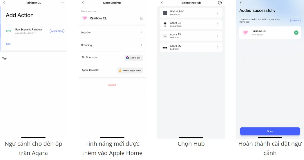 Cập Nhật Chức Năng Tạo Cảnh Aqara Trên Apple Home 6 Cập Nhật Chức Năng Tạo Cảnh Aqara Trên Apple Home