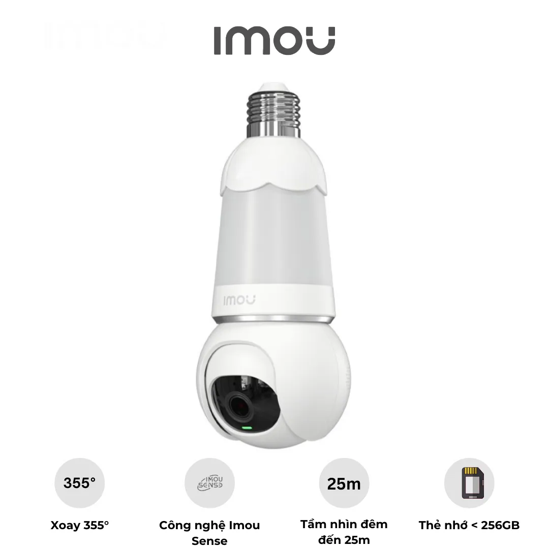 Camera Bóng Đèn IMOU IPC-S6DP-3M0WEB-E27 2K 3MP