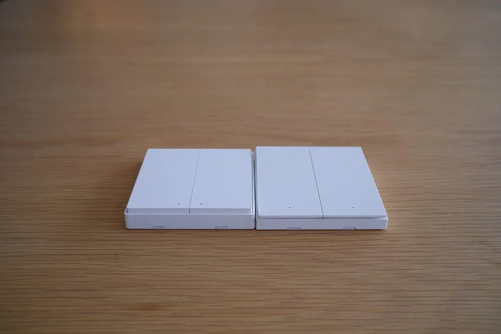 Công Tắc Vuông Thông Minh Aqara Zigbee D1 Và H1 14 Công Tắc Aqara D1 (Trái) Và Aqara H1 (Phải)