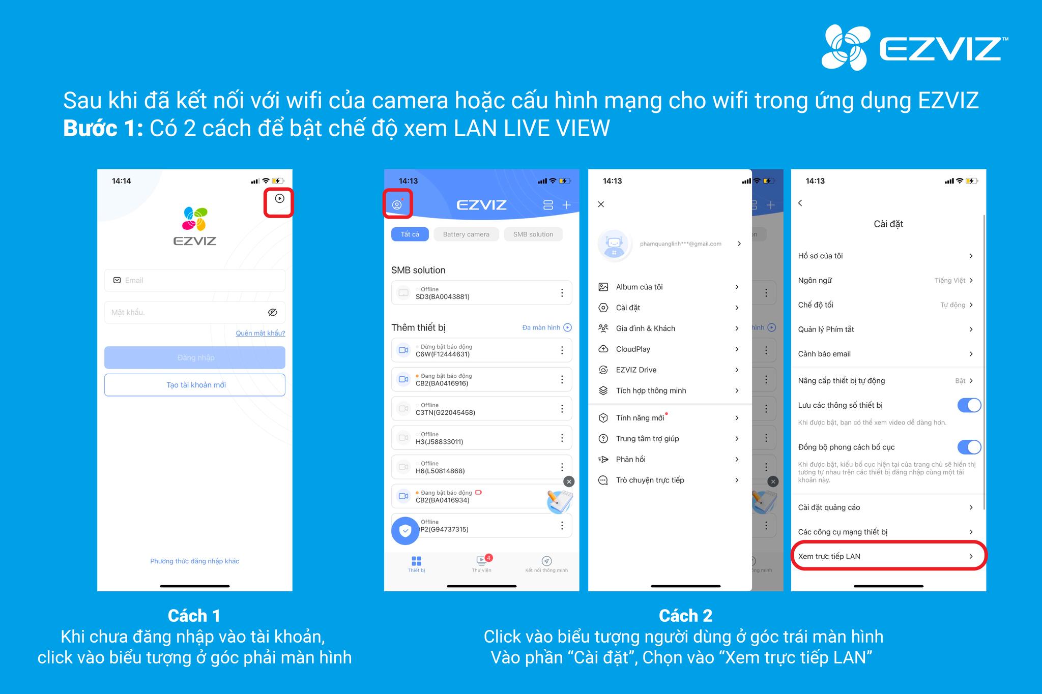 Hướng Dẫn Xem Trực Tiếp Camera Ezviz Bằng Lan Live View 5 Xem Trực Tiếp Camera