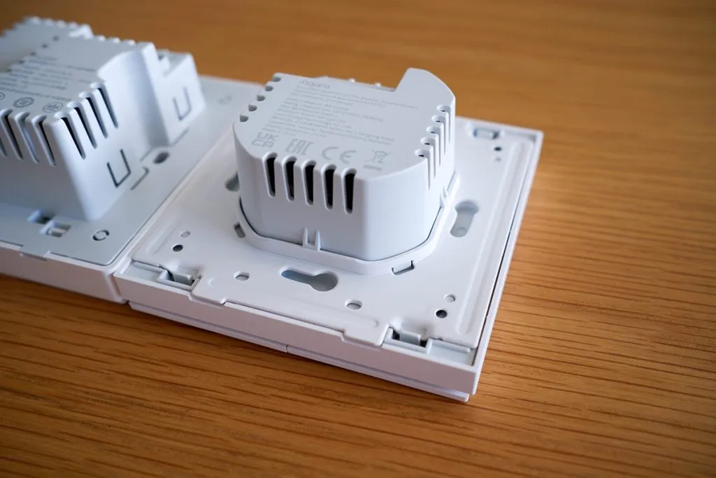 Công Tắc Vuông Thông Minh Aqara Zigbee D1 Và H1 16 Công Tắc Aqara H1 Bổ Sung Đế Ấm Tròn