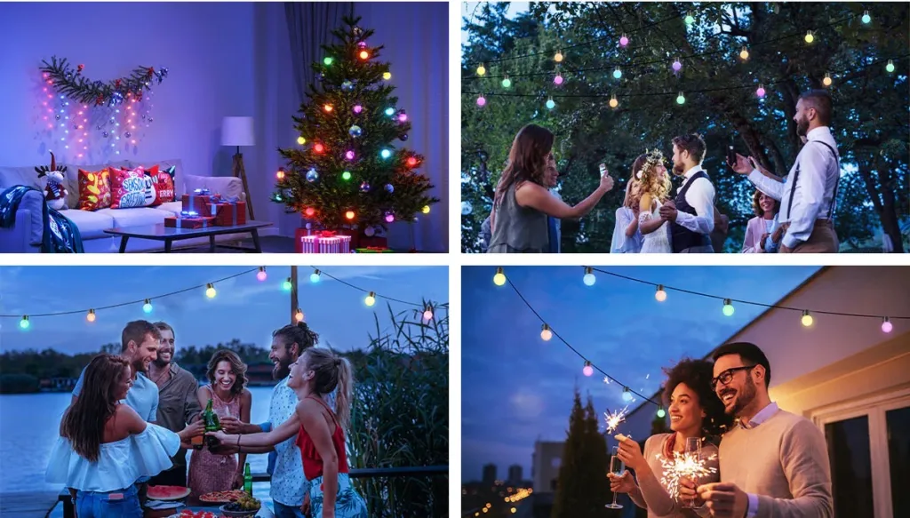 Dây Bóng Đèn Govee G40 Led Outdoor Bulb String Lights 10 Dây Bóng Đèn Govee G40 Led Outdoor Bulb String Lights - Akia Smart Home