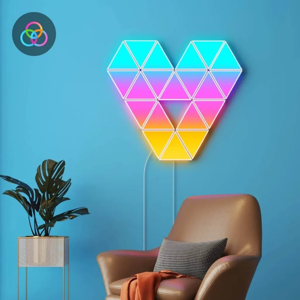 Đèn Dán Tường Govee Glide Tri-Angle Light Panels H6067 13 Đèn Dán Tường Govee Glide Tri-Angle Light Panels H6067 - Akia Smart Home