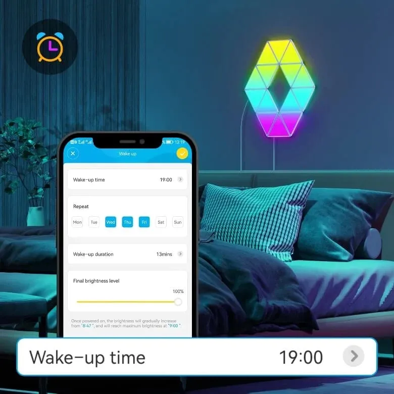 Đèn dán tường Govee Glide Tri-angle Light Panels H6067 - AKIA Smart Home