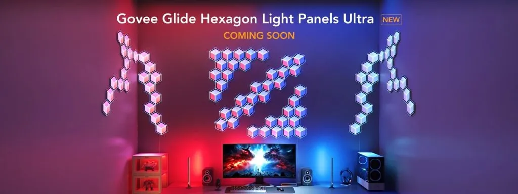 Đèn Ngủ Govee Aura Smart Table Lamp H6052 6 Đèn Gaming Govee