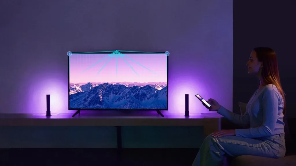 Đèn Govee Flow Pro Wifi Tv Light Bars H6054 9 Đèn Govee Flow Pro Wifi Tv Light Bars H6054 - Akia Smart Home