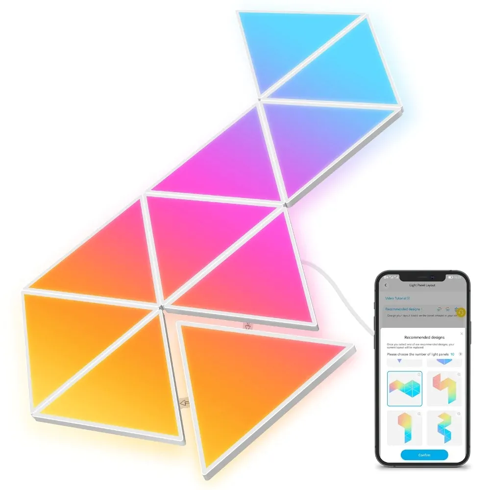 Đèn dán tường Govee Glide Tri-angle Light Panels H6067 - AKIA Smart Home