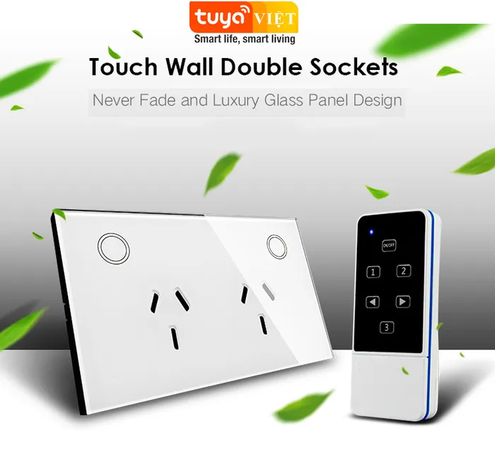 9 Mẫu Ổ Cắm Điện Thông Minh Âm Tường Bán Chạy Nhất 2023 37 Sản Phẩm Được Trang Bị Hai Chân Cắm, Bên Cạnh Là 2 Nút Bấm Dùng Để Bật/Tắt Trạng Thái Hoạt Động Của Thiết Bị Điện