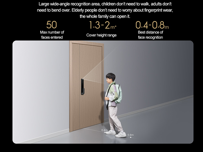 Khóa Nhà Thông Minh Xiaomi Smart Door Lock X Có Thể Nhận Diện Lên Tới 50 Gương Mặt