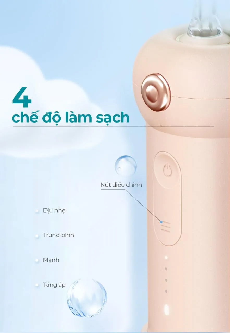 Máy Tăm Nước Sóng Siêu Âm Usmile Màu Green 27 Máy Tăm Nước Sóng Siêu Âm Usmile Màu Green