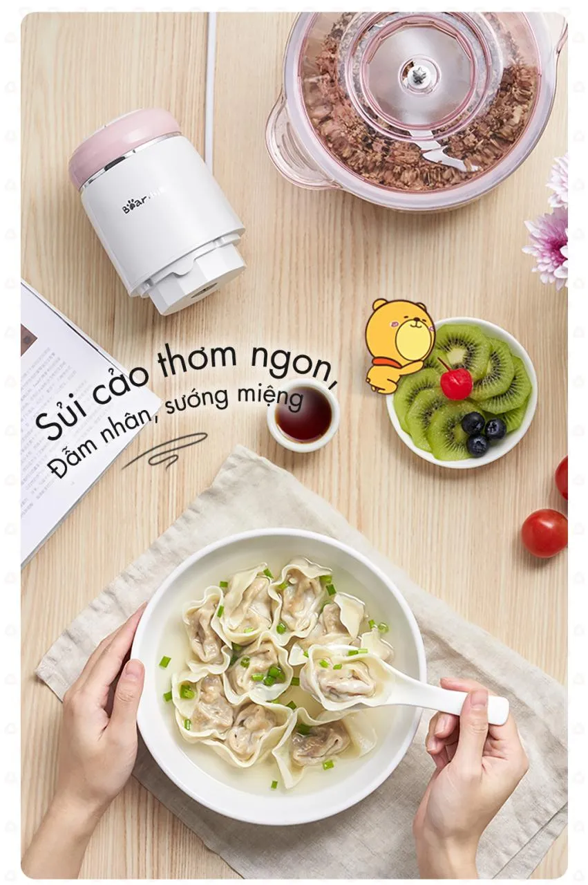 Máy Xay Thực Phẩm Đa Năng Bear Qsj-B03K2 Máy Xay Thực Phẩm Đa Năng Bear Qsj-B03K2