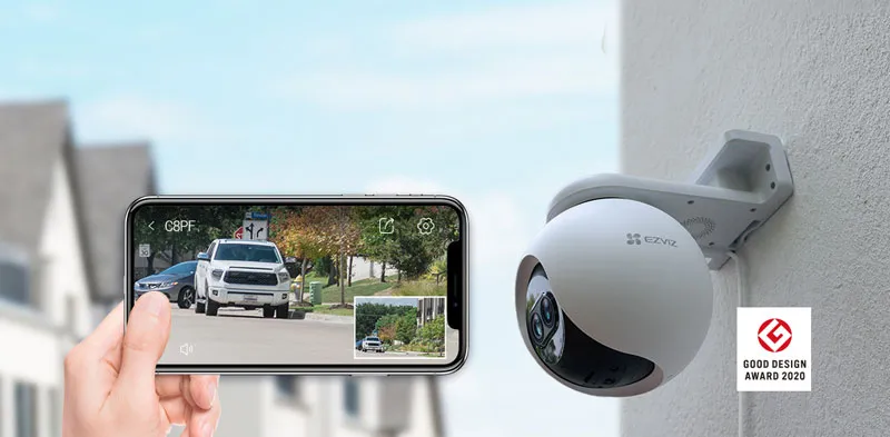 Camera Quay Quét Wifi Ezviz C8Pf Ống Kính Kép 1080P Camera Quay Quét Wifi Ezviz C8Pf Ống Kính Kép 1080P