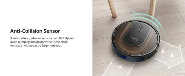 Robot Hút Bụi Lau Nhà Eufy Robovac G30 Hybrid 7 Robot Hút Bụi Lau Nhà Eufy Robovac G30 Hybrid