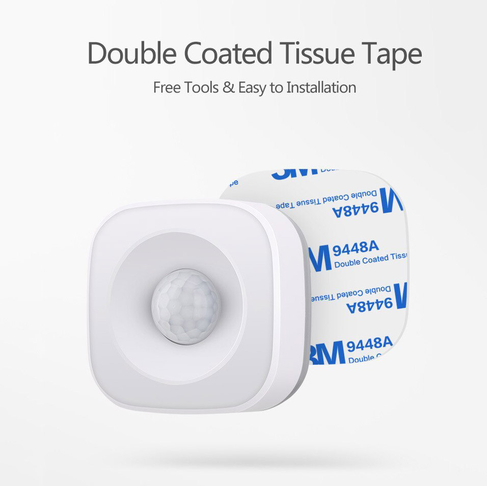 Cảm Biến Chuyển Động Thông Minh Tuya Zigbee - Hình Vuông