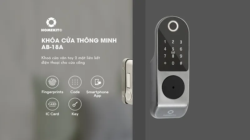 Top 12 Mẫu Khóa Cửa Cổng Thông Minh Chống Nước Ngoài Trời 32 Khóa Cổng Thông Minh 2 Chiều Ab-18A Điều Khiển Từ Xa Qua Ứng Dụng Điện Thoại