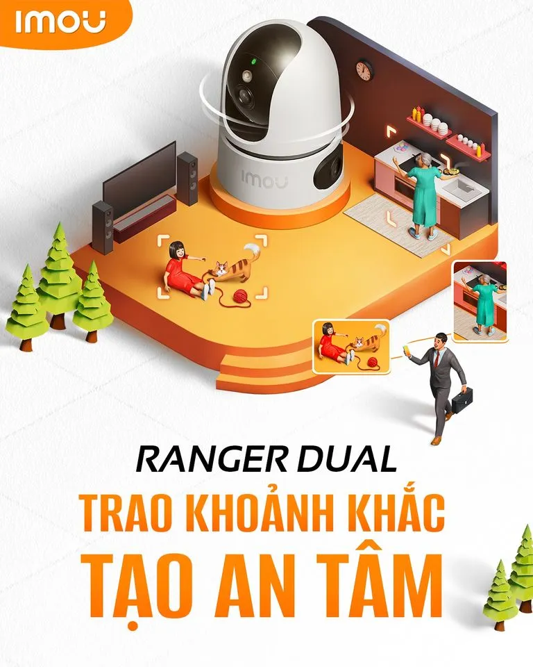 Ra Mắt Sản Phẩm Mới – Camera Imou Ranger Dual: Trao Khoảnh Khắc, Tạo An Tâm