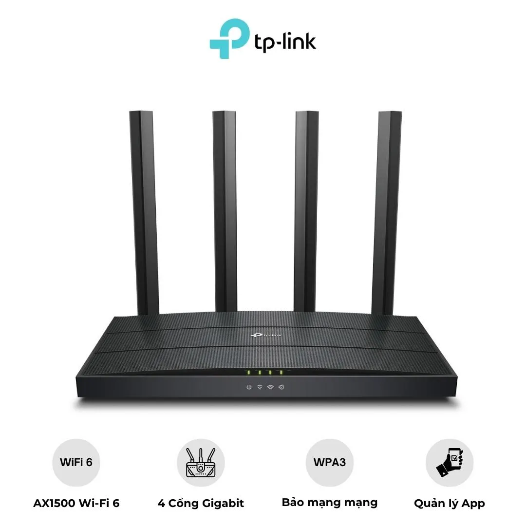 Router Wifi 6 TP-Link AX12 AX1500 Gigabit - AKIA Smart Home