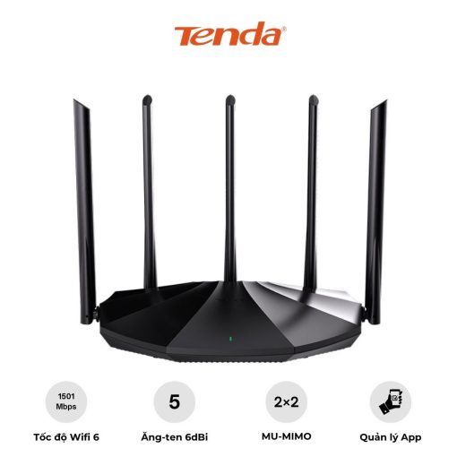 Router Wifi 6 Tenda TX2 Pro cổng Gigabit băng tần kép - AKIA Smart Home