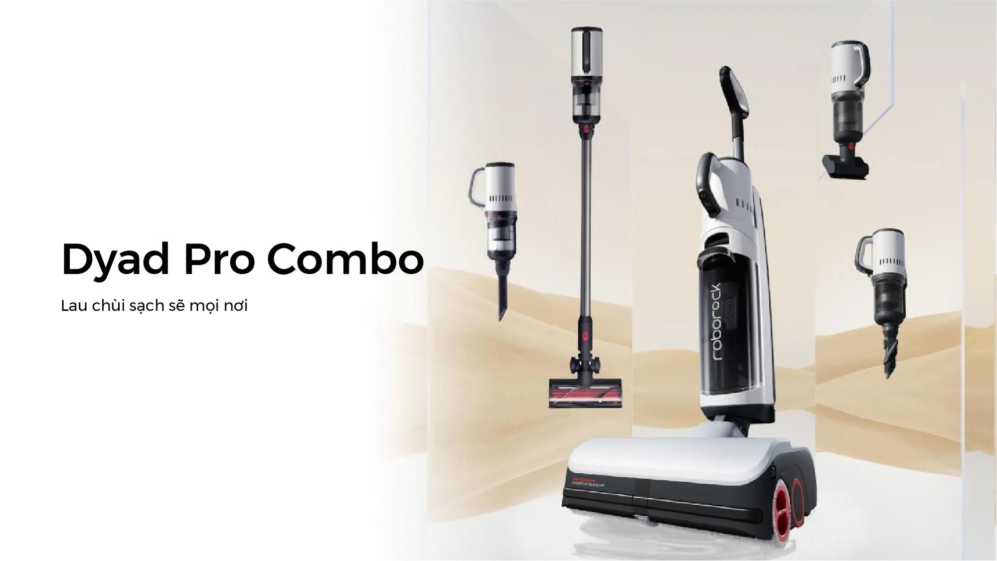 Roborock Dyad Pro Combo Lau Nhà Kiêm Hút Bụi Cầm Tay 12 Roborock Dyad Pro Combo Lau Nhà Kiêm Hút Bụi Cầm Tay - Akia Smart Home